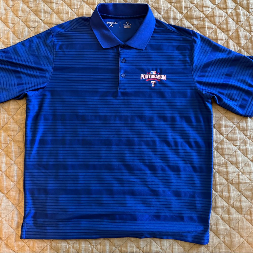 Texas Rangers Postseason Limited-Edition Polo